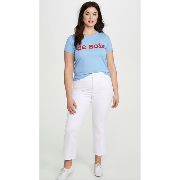 Good American Denim - Good American | Good Curve High Rise Straight Leg Jeans in White 011 Size 10